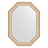 Зеркало в багетной раме Evoform золотые бусы на серебре 60 мм 51x71 см в Москве 