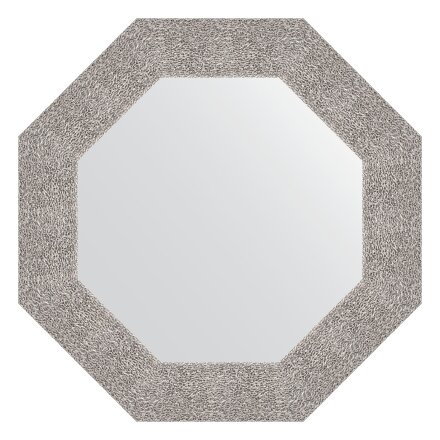 Зеркало в багетной раме Evoform чеканка серебряная 90 мм 61x61 см в Москве 