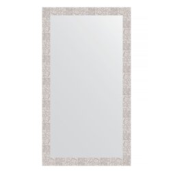 Зеркало в багетной раме Evoform соты алюминий 70 мм 76х136 см