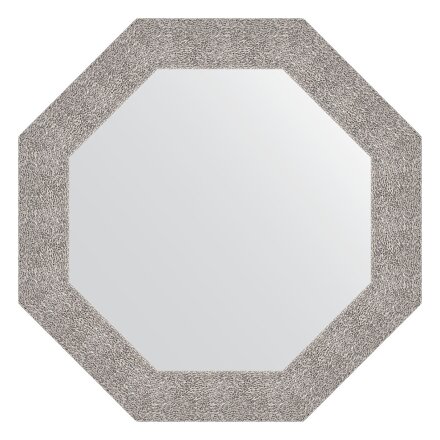 Зеркало в багетной раме Evoform чеканка серебряная 90 мм 71x71 см в Москве 