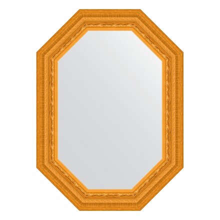 Зеркало в багетной раме Evoform сусальное золото 80 мм 54x74 см в Москве 