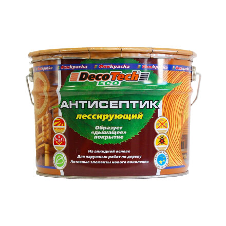 Антисептик Decotech Eco орех 2,5 л в Москве 