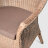 Кресло Rattan grand Roma medium brown с подушкой в Москве 