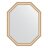 Зеркало в багетной раме Evoform золотые бусы на серебре 60 мм 71x91 см в Москве 