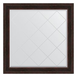 Зеркало с гравировкой в багетной раме Evoform темный прованс 99 мм 109x109 см