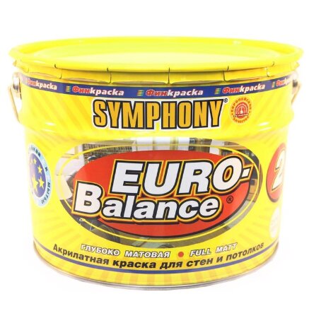 Краска в/э Symphony Euro-Balance 2 0.9л металлическое ведро в Москве 