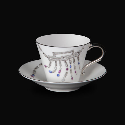 Чайный сервиз Hankook/Prouna Тифани с кристаллами Swarovski 22 предмета в Москве 