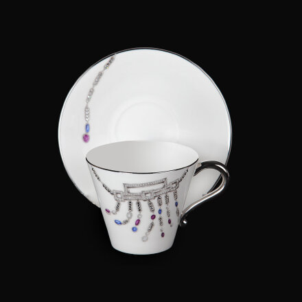 Чайный сервиз Hankook/Prouna Тифани с кристаллами Swarovski 22 предмета в Москве 
