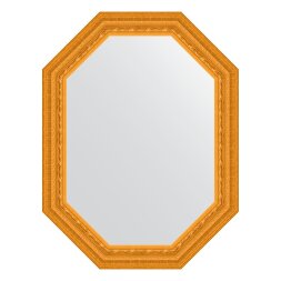 Зеркало в багетной раме Evoform сусальное золото 80 мм 64x84 см
