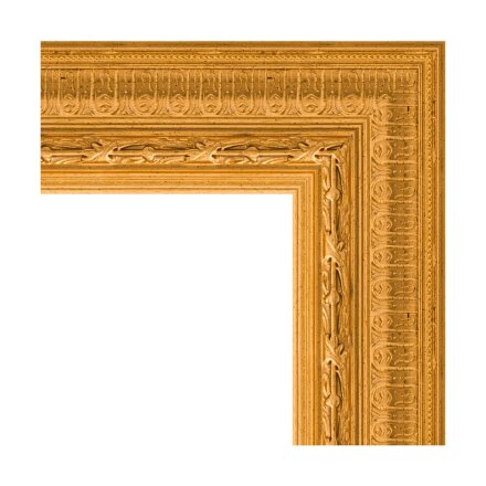 Зеркало напольное с гравировкой в багетной раме Evoform сусальное золото 80 мм 110x199 см в Москве 