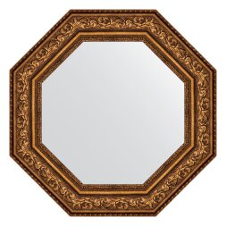 Зеркало в багетной раме Evoform виньетка состаренная бронза 109 мм 70,6х70,6 см