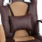 Кресло компьютерное TC Driver искусственная кожа коричневое с бронзовым 55х49х126 см в Москве 