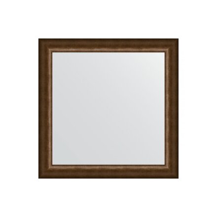 Зеркало в багетной раме Evoform состаренная бронза 66 мм 66х66 см в Москве 