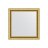 Зеркало в багетной раме Evoform состаренное золото 67 мм 66х66 см в Москве 