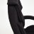 Кресло ТС 65х53х129 см флок черный в Москве 