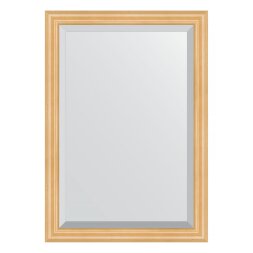 Зеркало с фацетом в багетной раме Evoform сосна 62 мм 71х101 см