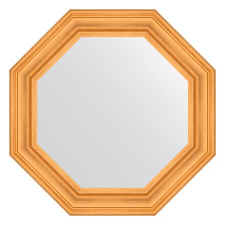 Зеркало в багетной раме Evoform травленое золото 99 мм 74x74 см в Москве 