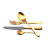 Столовый набор Cutipol ALCANTARA GOLD 9292 24 предмета матовый в Москве 