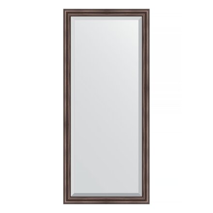 Зеркало с фацетом в багетной раме Evoform палисандр 62 мм 71х161 см в Москве 