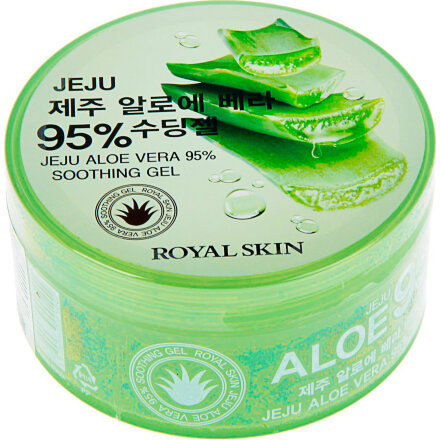 Многофункциональный гель для лица и тела Royal Skin С 95% содержанием Aloe 300 мл в Москве 