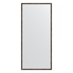 Зеркало в багетной раме Evoform витая бронза 26 мм 68х148 см