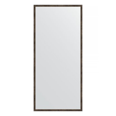 Зеркало в багетной раме Evoform витая бронза 26 мм 68х148 см в Москве 