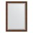 Зеркало с фацетом в багетной раме Evoform орех 65 мм 72х102 см в Москве 