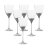 Набор бокалов RCR Prestige Leaf Platinum для красного вина 6х330 мл в Москве 