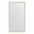 Зеркало в багетной раме Evoform белый с серебром 60 мм 74х134 см в Москве 