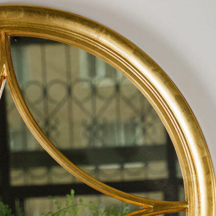 Зеркало Glasar круглое золотистое 80x4x80 см в Москве 