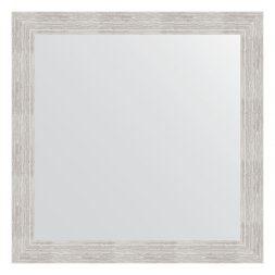 Зеркало в багетной раме Evoform серебряный дождь 70 мм 76х76 см