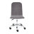Кресло ТС 47х41х103 см флок, кожзам серый/металлик в Москве 