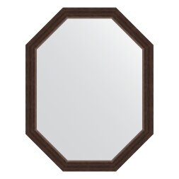 Зеркало в багетной раме Evoform палисандр 62 мм 71x91 см