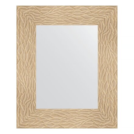 Зеркало в багетной раме Evoform золотые дюны 90 мм 46х56 см в Москве 