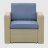 Комплект мебели LF стол+софа 3-х местная+2 кресла+тумбочка серый в Москве 