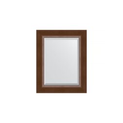 Зеркало с фацетом в багетной раме Evoform орех 65 мм 42х52 см