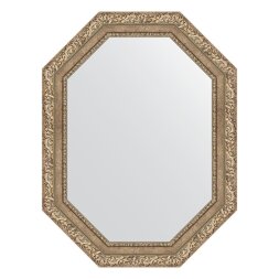 Зеркало в багетной раме Evoform виньетка античное серебро 85 мм 65x85 см