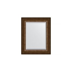 Зеркало с фацетом в багетной раме Evoform состаренная бронза 66 мм 42х52 см
