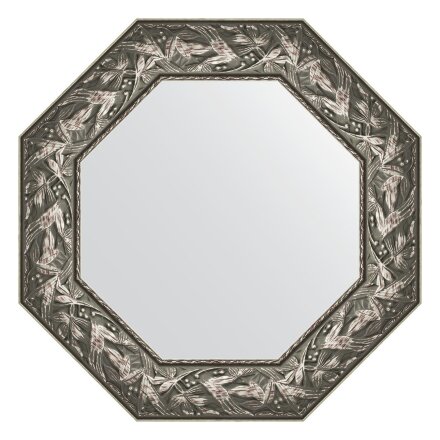 Зеркало в багетной раме Evoform византия серебро 99 мм 63x63 см в Москве 
