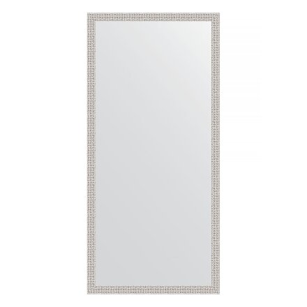 Зеркало в багетной раме Evoform мозаика хром 46 мм 71х151 см в Москве 