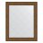 Зеркало с гравировкой в багетной раме Evoform виньетка состаренная бронза 109 мм 100x125 см в Москве 