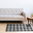 Коврик придверный X Y Carpet хлопковый чёрно-белый 60х90 см в Москве 