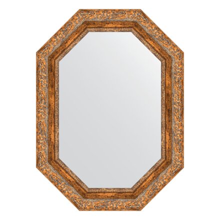 Зеркало в багетной раме Evoform виньетка античная бронза 85 мм 55x75 см в Москве 