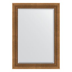 Зеркало с фацетом в багетной раме Evoform бронзовый акведук 93 мм 77х107 см