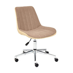 Кресло компьютерное TC коричневый/бежевый 97х52х40 см
