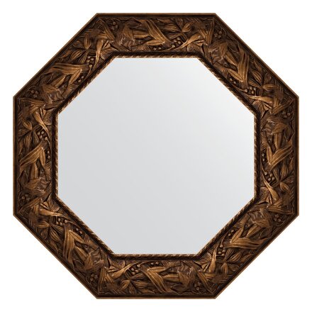Зеркало в багетной раме Evoform византия бронза 99 мм 63x63 см в Москве 