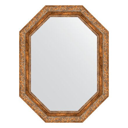 Зеркало в багетной раме Evoform виньетка античная бронза 85 мм 65x85 см в Москве 