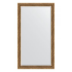 Зеркало напольное с фацетом в багетной раме Evoform вензель бронзовый 101 мм 114x204 см