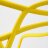 Стул SDM 54.5х56х84 см пластик жёлтый в Москве 