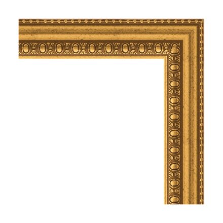 Зеркало в багетной раме Evoform бусы золотые 46 мм 72х132 см в Москве 